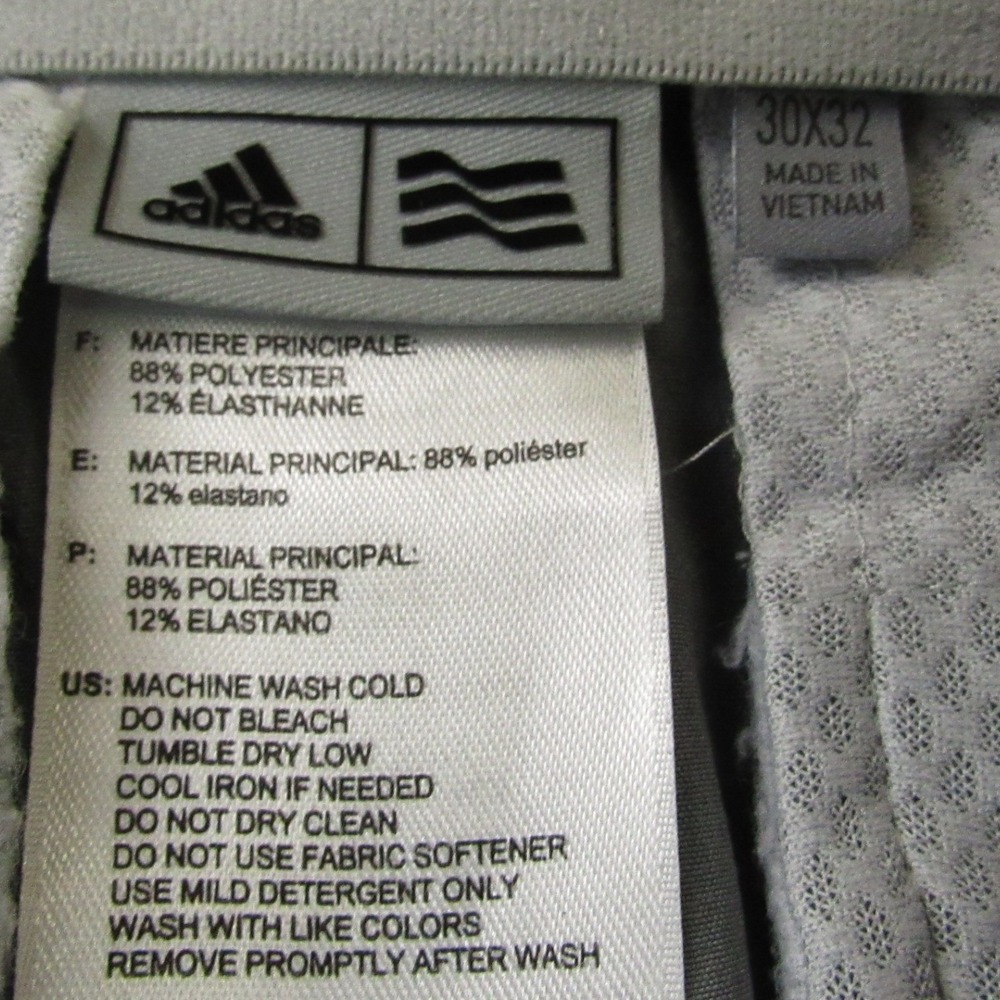 Adidas Pants Mens 30X32 Gray Ultimate 365 Golf Performance Stretch Chino‎ Taper - Picture 4 of 15